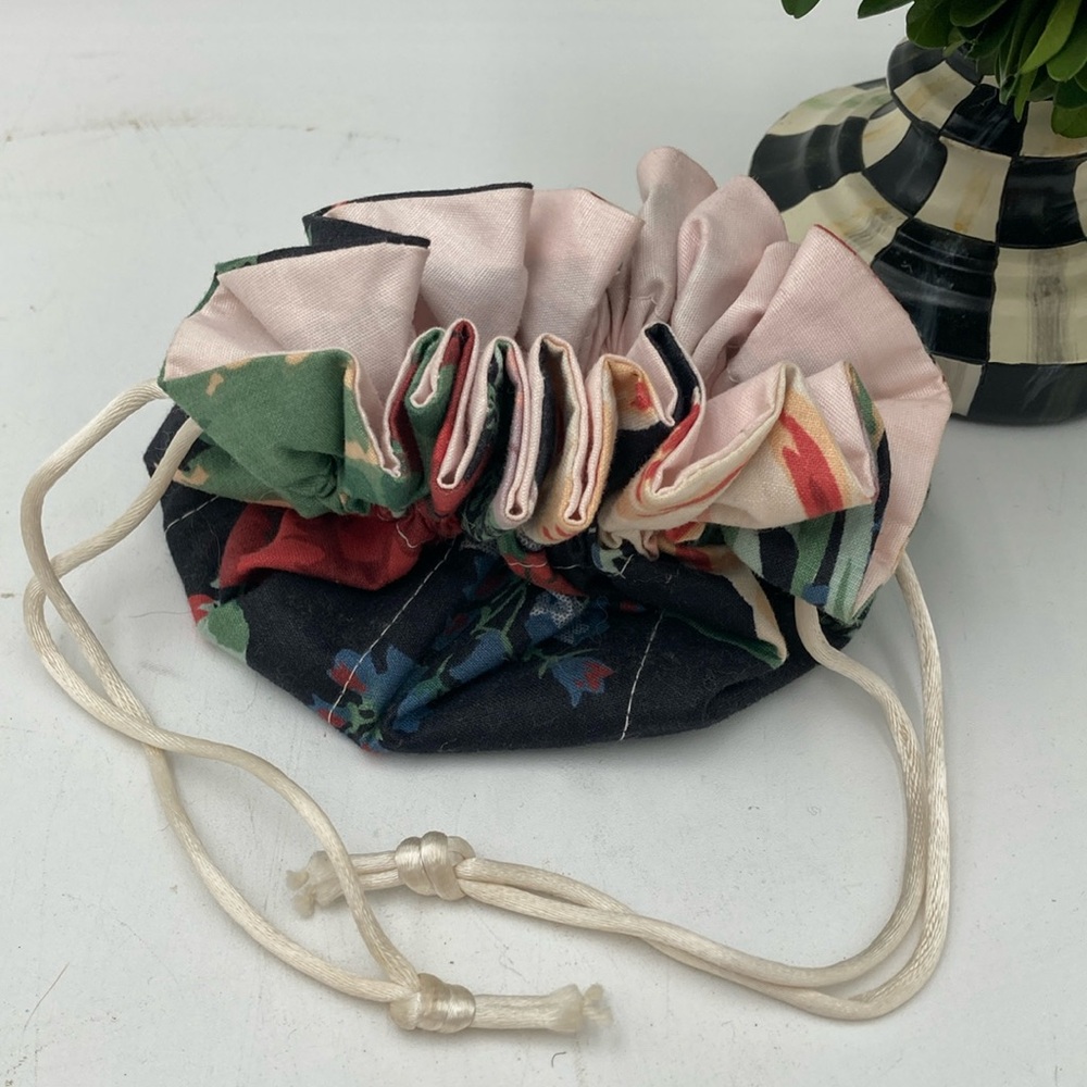 Handcrafted Jewelry Drawstring Bag